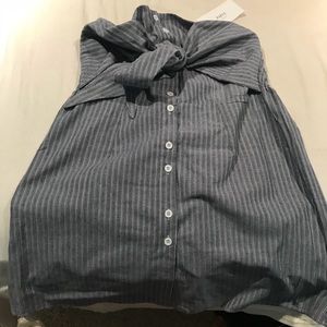 Strapless mini summer dress